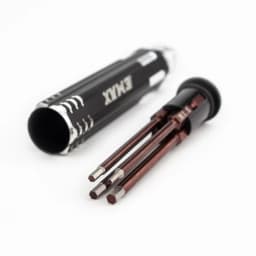 EMAX Official 4 in 1 Emax Hexagon Socket Screwdriver Set Allen Driver H1.5 H2.0 H2.5 H3.0mm Modeling Making Tools for RC Model