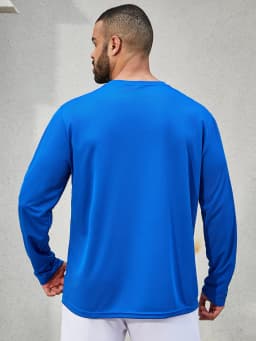 11 Colors Randomly Selected 6-Piece Men's Quick Drying Long-Sleeved T-Shirt Moisture Wicking Casual and Breathable