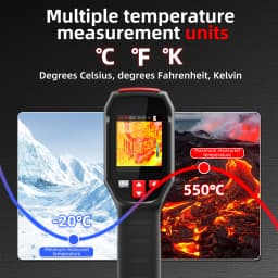 BSIDE New Thermal Imaging Camera Industrial HX3 -20-550C HD Resolution PCB Pipe Inspection Fire Safety Thermal Imager