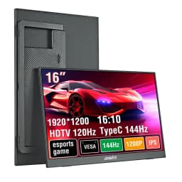 16 inch Portable Monitor 144Hz HDR IPS Gaming Monitor USB TYPE C HDMI for Phone Laptop Desktop Switch PS4 XBOX