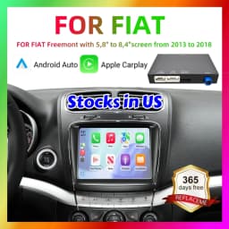 ANYFAR Original Car Screen Upgrade Wireless CarPlay Android Auto Retrofit Kit Decoder Box Navigation For Fiat Freemont 2013-2018