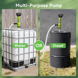 TaskStar Cordless Water Pump 720GPH Flow Rate Stick Transfer Pump with 2 4000mAh Batteries for Basement Pool Rain Barrels Pond, Pumping Height Max. 16ft