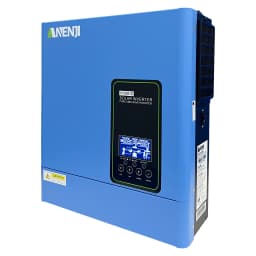 ANENJI US standard 110-120V 3KW 24V hybrid Solar Inverter builtin MPPT 100A Charger Controller Pure Sine Wave Home Inverter WiFi