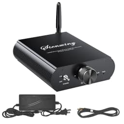 Docreate YS-T100W TPA3116 Bluetooth 5.3 Mono Amp with APP Control 12-24V Boost Mini Audio Amplifier For Outdoor PC Subwoofer US
