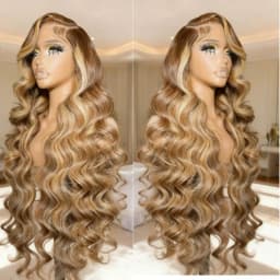 13x4 Hd Lace Front Wig Human Hair 4/27 Honey Blonde Ombre Body Wave Lace Front Wig 250 Density Lace Front Wig Human Hair