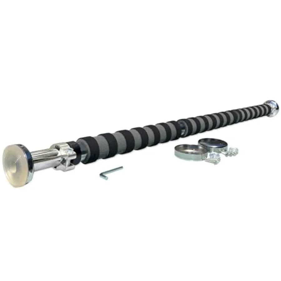 Maximiza Plus Pull Up Bar V2 Wide Doorway Pullup Bar/Chinup Bar with 3 Sets of Screw-in Door-Mounts Only for Doors Wider Than 3