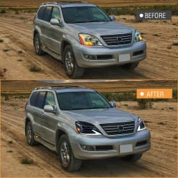 Front Head Lamp Assembly For Lexus GX470 2003-2008 Auto Headlight Replacement Car Front Head Light Oem Plug And Play