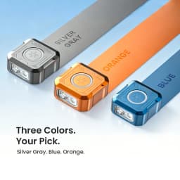 SOFIRN Mini EDC SE1 300LM Pocket Flashlight RGB Signal Ring with UV Light and Magnetic for Night Run Door Check