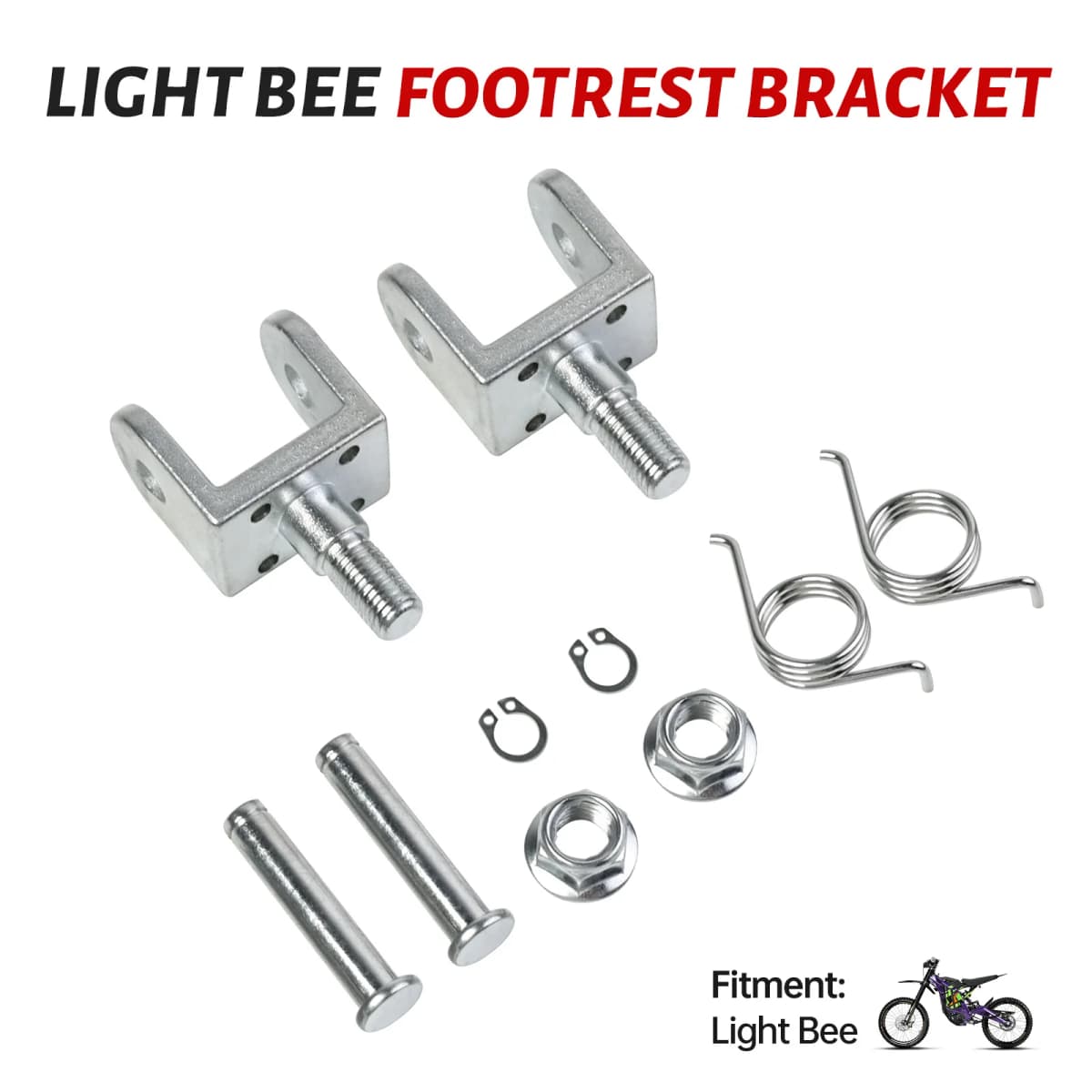For SURRON Light Bee X/S Original Foot Pedal Connection Bracket Electric Dirt Bike Off-road E-bike for Surron LBX TALARIA Sting OEM Motorcycle Accessories