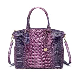 Embossed Dome Tote Bag for Women Convertible Top Handle Shoulder Bag with Detachable Strap Zipper Closure Lightweight Portable Daily Purse Ideal for Outdoor Hiking Camping Travel Weekend Getaway Daily Commute Casual Outing and Multi Occasion Daily Use