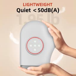 Electric Hand Massager Glove with Heat & Compression, 2000mAh Cordless, Full Hand Massage for Stiff Hands, Palm & Finger Care