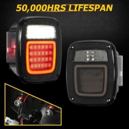 83 LED Universal Car Tail Lights Brake Turn Reverse Tail Signal Lamps For Jeep Wrangler CJ TJ YJ JK