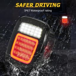 83 LED Universal Car Tail Lights Brake Turn Reverse Tail Signal Lamps For Jeep Wrangler CJ TJ YJ JK