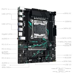 MACHINIST X99 B9 Motherboard Support LGA 2011-3 XEON E5 V3/V4 CPU C612 Chip DDR4 RECC NON-ECC Memory NVME M.2 USB3.0