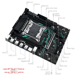 MACHINIST X99 B9 Motherboard Support LGA 2011-3 XEON E5 V3/V4 CPU C612 Chip DDR4 RECC NON-ECC Memory NVME M.2 USB3.0