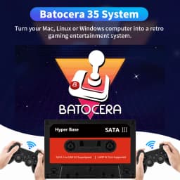Batocera 500G Retro Game Hard Drive With 48000+ Games External Handheld Emulator Gaming HDD for N64/PS3/PS2/PS1/WII Compatible with Win PC