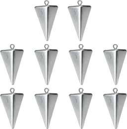 Fishing Weights Pyramid Sinkers Kit 1oz 2oz 3oz 4oz for Ocean Saltwater Surf Fishing Gear Tackle