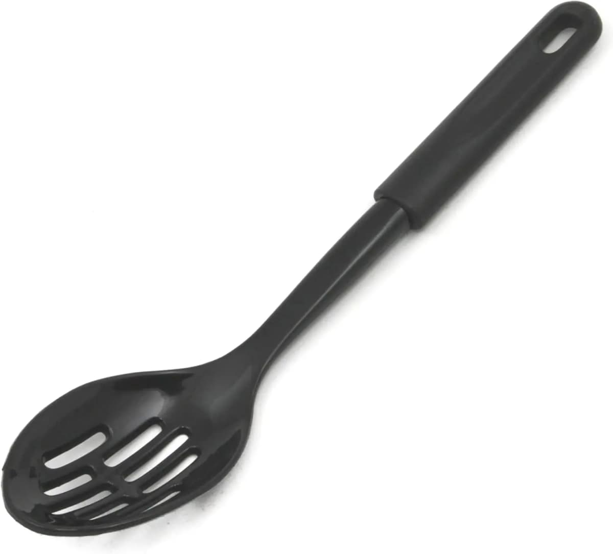 Basic Nylon Slotted Spoon, 11.5 inch, Black