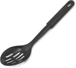 Basic Nylon Slotted Spoon, 11.5 inch, Black