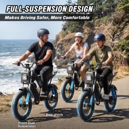 Bopzin C22PRO Peak Motor 2000W Off-Road Electric Bike for Adults Battery 48V 20Ah 20"x4.0" Certified E Dirt Bike Fat Tire
