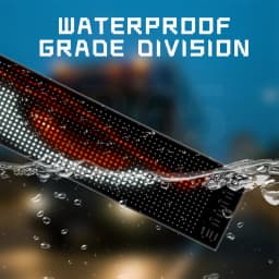 Dynamic “Magic Eye” LED Panels, Programmable and Controllable via a Bluetooth App, Are Ideal for Decorating the Front and Rear Windshields of Cars and Make the Perfect Gift for Men.