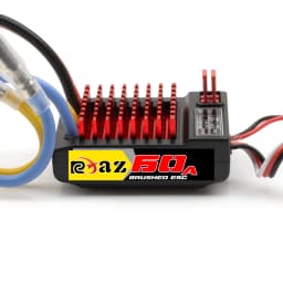 RCXAZ 540 PRO Brushed Motor Matched AEY60 Bidirectional 60A Brushed ESC Combo, RC Upgrade Mod Kit For 1/10 RC Vehicle Arrma Traxxas HSP Redcat RC4WD Tamiya Axial SCX10 D90 1/10 RC Crawler Offroad Truck Buggy