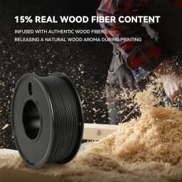 black wood Filament 250g 3D Printer Filament PLA 1.75mm Dimension Accuracy +/- 0.03mm PLA black wood 3D Printing Filament