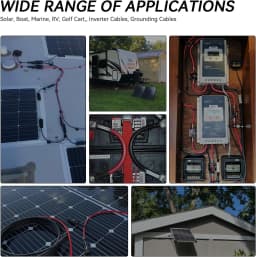 US Stock 10AWG 6mm² Solar Extension Cable 9M 15M 20M 30M Red+Black Both End with Universal Solar Connector Plug IP67 Fit for Solar RV Boat Home