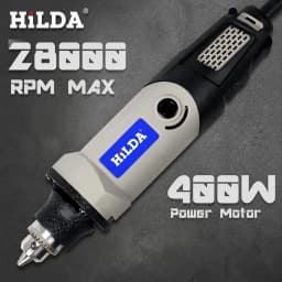 HILDA Rotary Tool 400W Drill Electric Tools Engraving Grinding Polishing 6 Variable Speed High Power DIY Power Tools