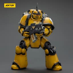 JOYTOY Warhammer 40k The Horus Heresy Imperial Fists JT02649 MKIII Tactical Space Marine 1/18 Action Figure with Bolter Collectible Model