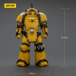 JOYTOY Warhammer 40k The Horus Heresy Imperial Fists JT02649 MKIII Tactical Space Marine 1/18 Action Figure with Bolter Collectible Model