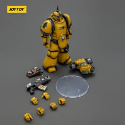 JOYTOY Warhammer 40k The Horus Heresy Imperial Fists JT02649 MKIII Tactical Space Marine 1/18 Action Figure with Bolter Collectible Model