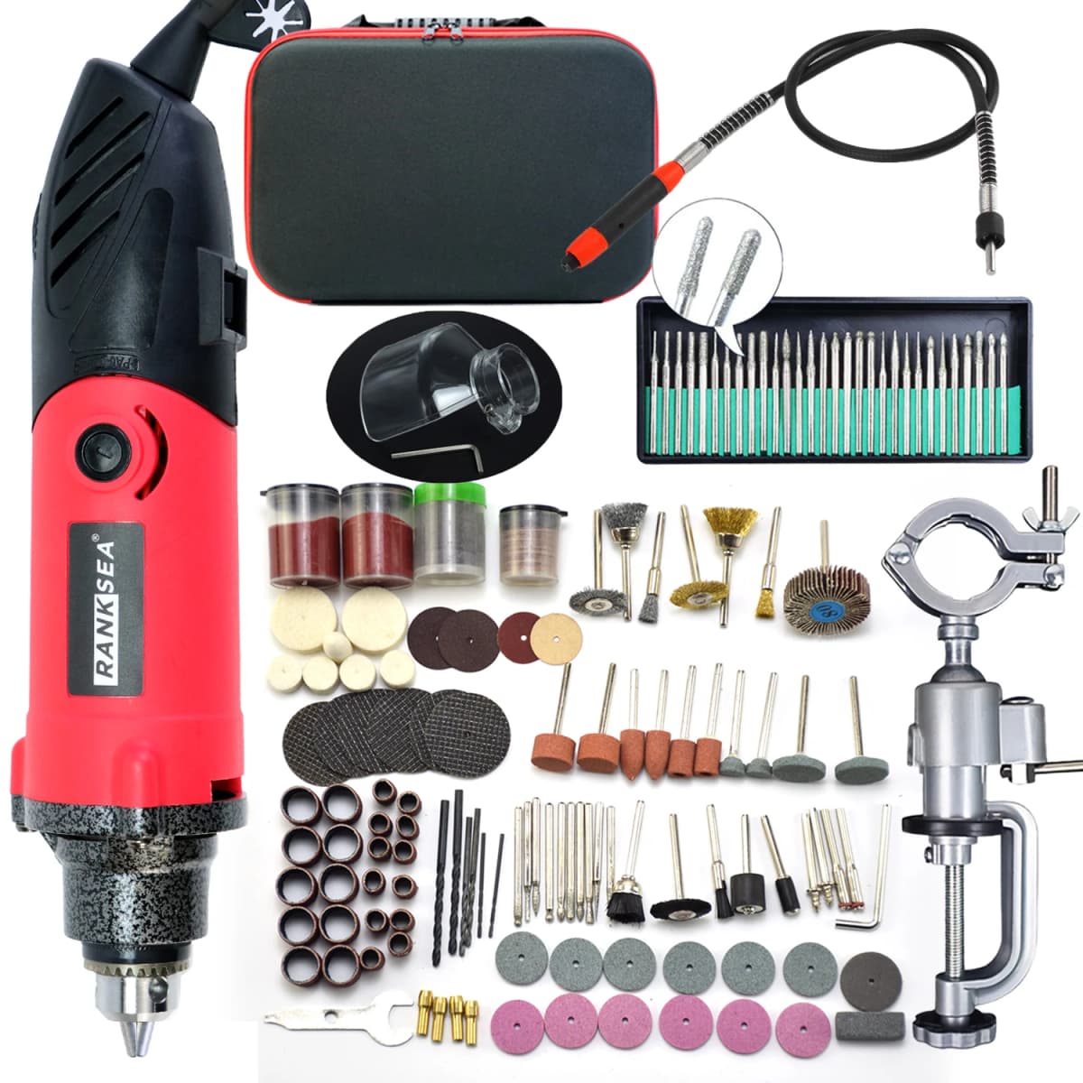 Power Rotary Tool Set Carving Tool Multifunctional Mini Drill Grinder Miniature Electric Drill Versatile Rotary Tool Kit Variable Speed