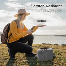 STARTRC Carrying Case for DJI Neo 2 Accessories, Portable PU Protective Shoulder Bag for DJI Neo 2 Fly More Combo, Compatible with RC-N3/RC-N Remote Controller