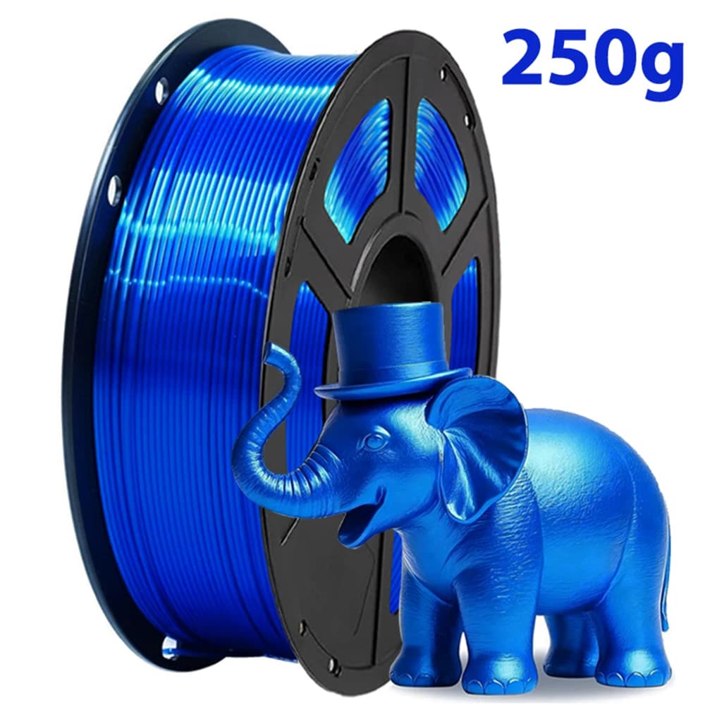 3D Printer Filament PLA silk gemstone blue Filament 250g 1.75mm Dimension Accuracy +/- 0.03mm, 3D Printing Filament