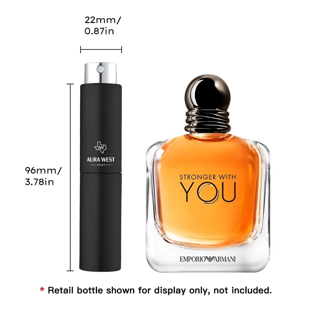 Emporio Armani - Stronger With You EDP Travel Spray (5ml), Genuine Fragrance Decant, Not Original Bottle, Sample Size