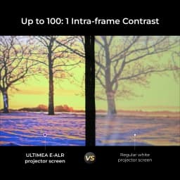 ULTIMEA 100 inch / 120 inch Photon E-ALR Portable Projection Screen 16:9 4K HD Enhanced Ambient Light-Rejecting Screen For Outdoor, Home Theater