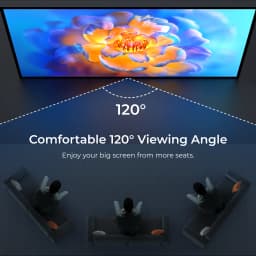 ULTIMEA 100 inch / 120 inch Photon E-ALR Portable Projection Screen 16:9 4K HD Enhanced Ambient Light-Rejecting Screen For Outdoor, Home Theater