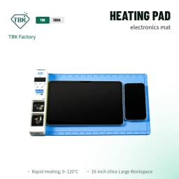 TBK568A Heating Pad Compatible with iPad iPhone Smartphone Heating Mat for Cell Phone, Tablet & LCD Screen Separator Repair Tool