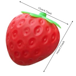 Super Jumbo Strawberry Squishy Toy Slow Rising Simulated Strawberry Antistress Anti-Anxiety Fidget Toys for Adults Friends Gifts