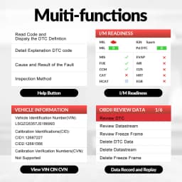 LAUNCH Creader CR529 OBD2 Scanner Diagnostic Tool  Auto Code Reader  Read Clear Fault Codes, OBDII Check Engine Light Scanner