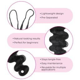 Body Wave Crochet Human Hair For Braiding 30 Inch Miracle Knots Boho Braids Raw Human Hair Extensions Feather Human Crochet Hair