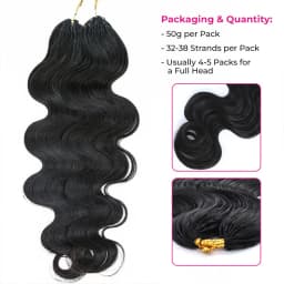 Body Wave Crochet Human Hair For Braiding 30 Inch Miracle Knots Boho Braids Raw Human Hair Extensions Feather Human Crochet Hair