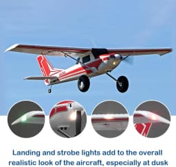 Remote Control Airplane 1300mm 6 Channel RTF with Vector Flight Stabilization System - Includes Battery, Charger, Radio for Adults