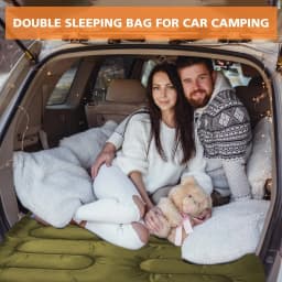 Double Camping Sleeping Bag Ultralight Waterproof 4 Season Warm Envelope Backpacking Sleeping Bags for Outdoor Traveling Hiking