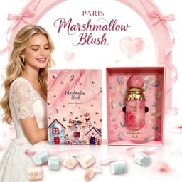 Paris Corner | Marshmallow Blush EDP | A Unique Gourmand Marshmallow Strawberry Perfume for Women | Long-Lasting Sweet Scent Fra