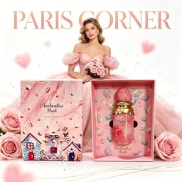 Paris Corner | Marshmallow Blush EDP | A Unique Gourmand Marshmallow Strawberry Perfume for Women | Long-Lasting Sweet Scent Fra