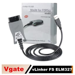 Vgate vLinker FS ELM327 For Ford FORScan HS/MS-CAN ELM 327 OBD 2 OBD2 Car Diagnostic Scanner Interface Tools OBDII For Mazda