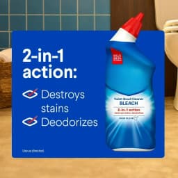 Toilet Bowl Cleaner w/Bleach, Rain Clean, 24 fl oz