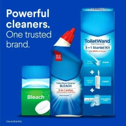 Toilet Bowl Cleaner w/Bleach, Rain Clean, 24 fl oz